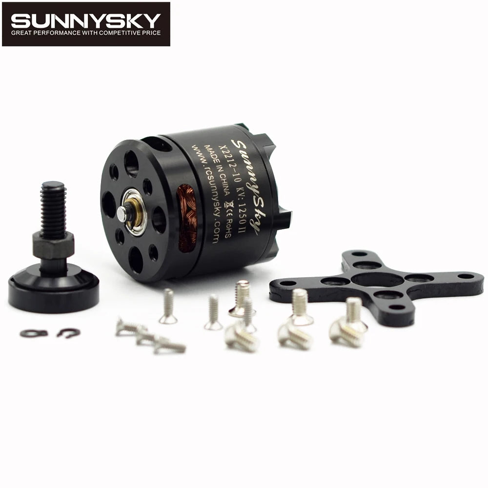 Sunnysky Motor, 57g; Rotor Diameter: 27.5mm; Body Length: 30