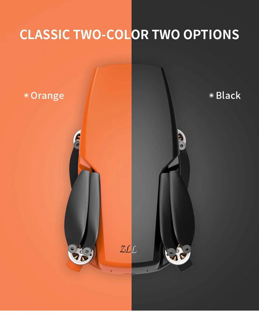 ZLL SG108 Pro Drone, CLASSIC TWO-COLOR TWO OPTIONS Orange Black Z