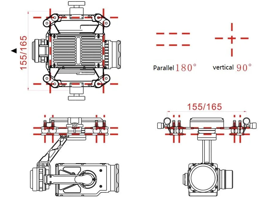 PEEPER Z30X 30x 2000Hz high-definition optical three-axis zoom gimbal/5 mp/ HDMI Z30 time output Z30A5 for industry applications 18 camera can restore more details in low-light environment . Z30A5,Starlight zoom