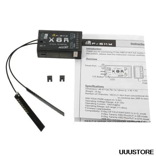 FrSky X8R Receiver, XGr Oiechi IRF-ERZ Instructio AcL