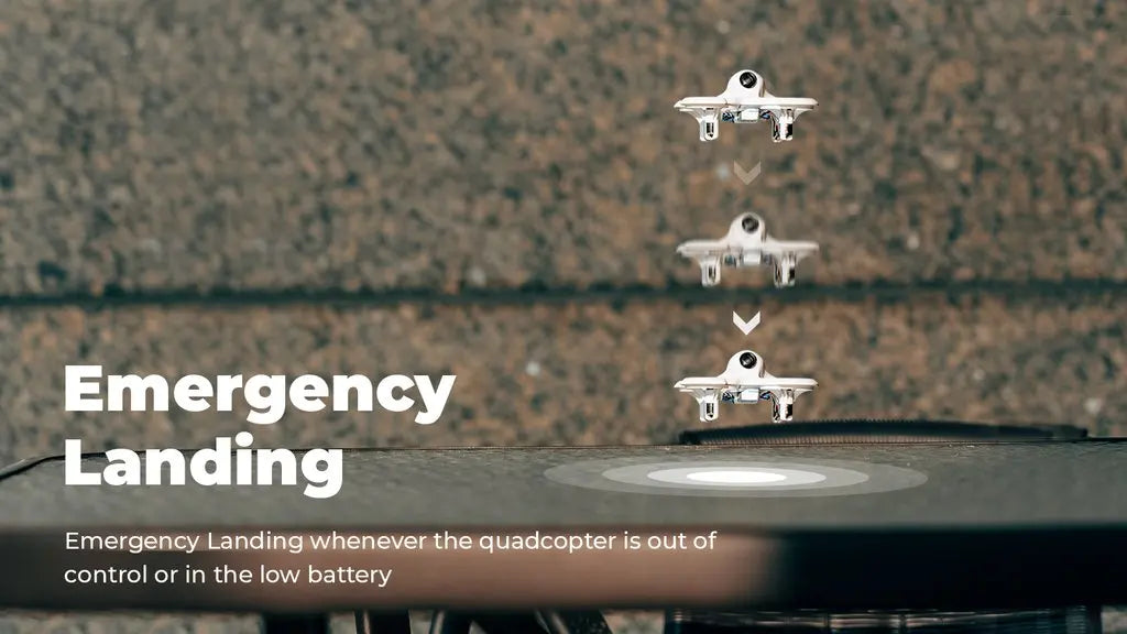 BETAFPV Cetus Pro/Cetus Racing Drone - BNF/FPV Kit RTF Frsky D8 VTX Lite Radio 2 SE Radio Transmitter 14DBI VR02 FPV Goggles VTX 19 BETAFPV Cetus Pro/Cetus Racing Drone, Emergency Landing Whenever the quadcopter is out of control or in the low battery