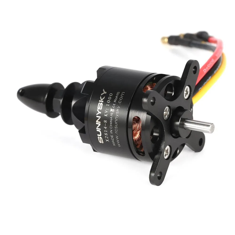 1PC Original SUNNYSKY X2814 900KV 1000KV 1100KV 1250KV External Rotor Brushless Motor for RC 3D fixed-wing Aircraft Airplanes 11 Package Included: X2814 KV900, KV1000 or KV1