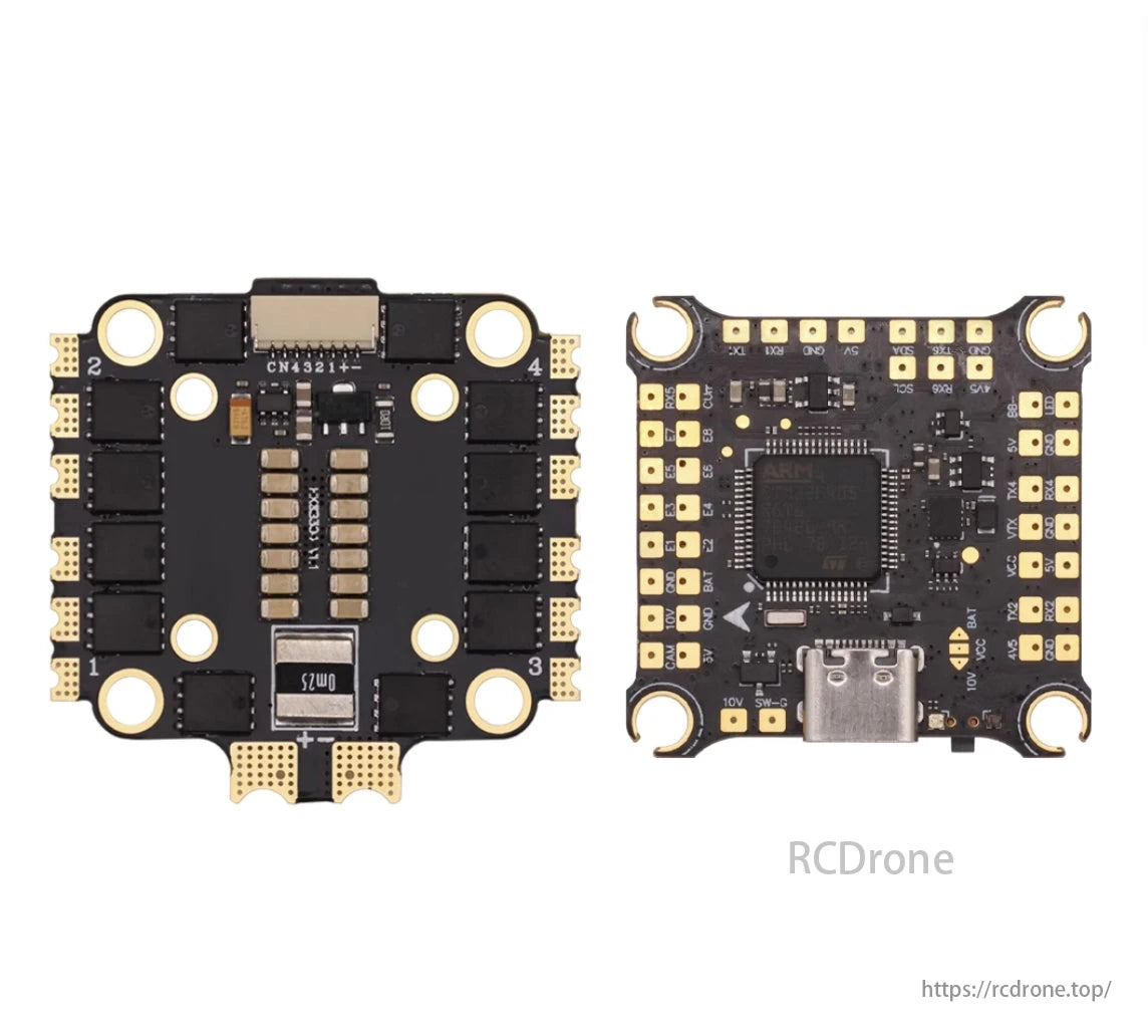 Hakrc F405 45a ESC, Key features include STM32F405RET6 flight controller with ICM42688 gyro and 16MB flash memory.