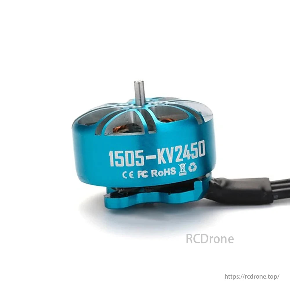 Hamo HOBBY 1505 2450KV / 3750KV Brushless Motor, The Hamo HOBBY 1505 brushless motor is designed for 2.5–4 inch FPV race drones, offering two power options.