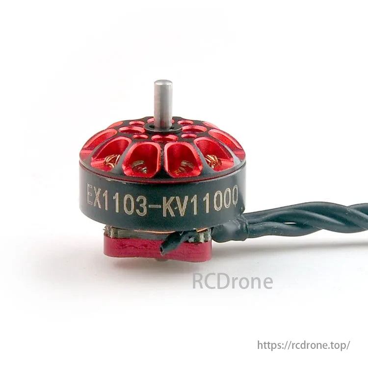 Happymodel EX1103 Brushless FPV Motor, The EX1103 KV11000 motor features strong performance, optimized for 2023R propellers, delivering over 120g of thrust and excellent balance.