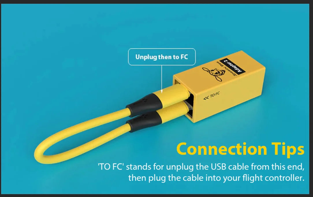 Speedybee Bluetooth Adapter, 'TO FC' stands for unplug the USB cable from this end; then plug