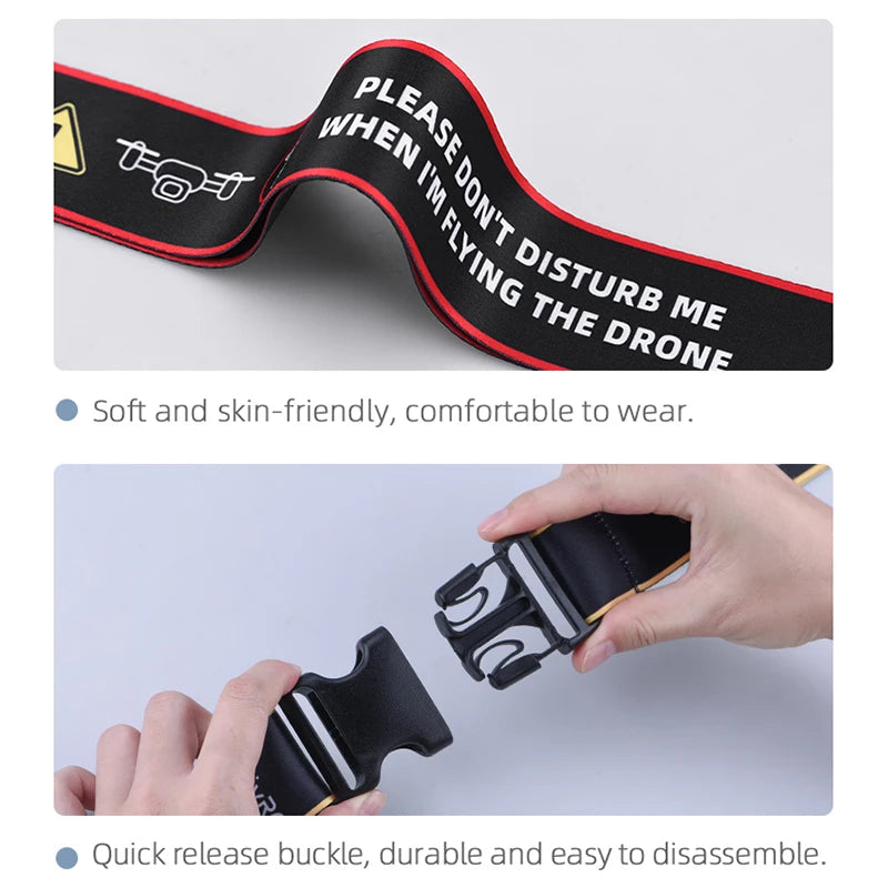 Remote Controller Neck Strap for DJI Mavic 3/Mini 2/MINI 3 PRO/Air 2/2S Lanyard Neck Strap Saftey Strap for Air 2S Accessory 12 Quick release buckle; durable and easy to disassemble . DISTURB THE ME