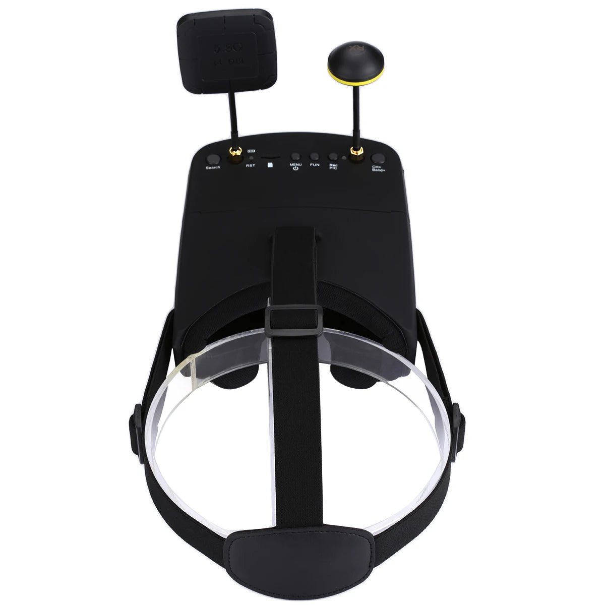 EV800D 5.8G 40CH FPV Goggles - 5 Inch 800*480 Video Headset HD DVR Diversity FPV Glasses With Battery For RC Model RC FPV Drone 17 EV800D 5.8G 40CH FPV Goggles with battery .