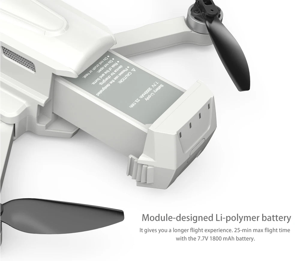 MJX B19 Drone, module-designed Li-polymer battery It gives you a longer flight experience: 25