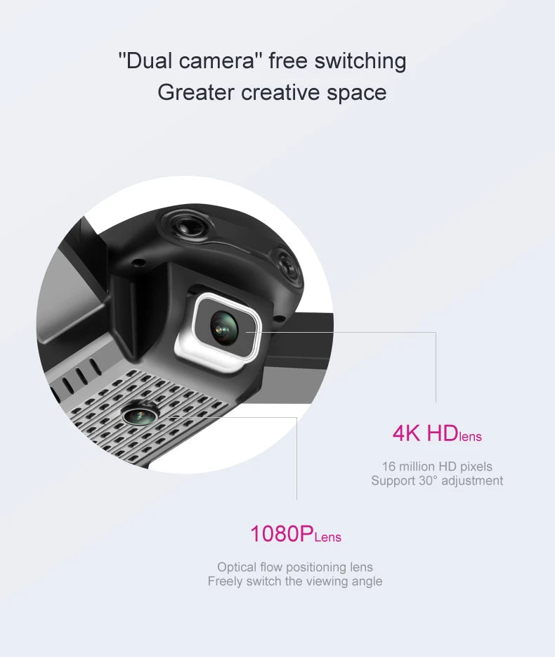 F6 Drone, greater creative space 4k hdlens 16 million 