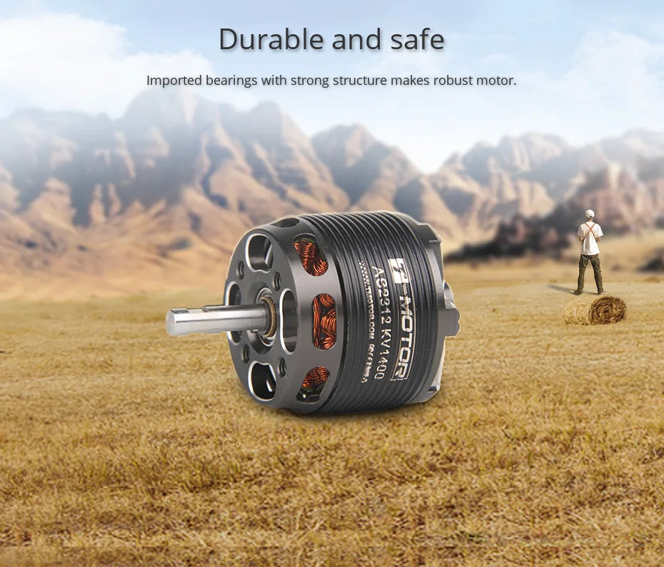T-motor AS2317 AS 2317 Long Shaft Motor - KV880 KV1250 KV1400 Brushless Motor Outrunner For small 3D Fixed Wing RC Drone 8 T-motor, Durable and safe Imported bearings with strong structure makes robust motor: 1 1 9 7