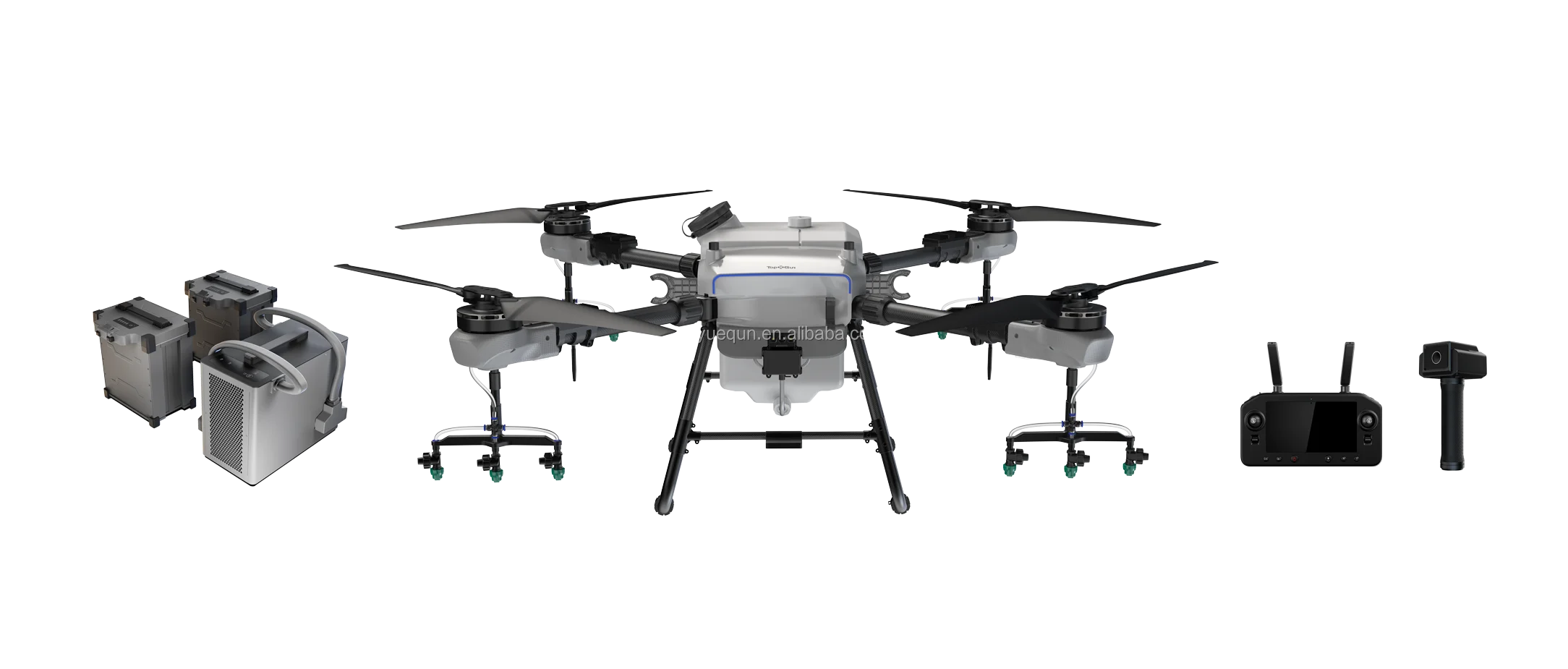 YueQun FP200/FP300 20L/30L Agriculture Drone - 4 Axis Fame Drone With Spray Tank 20L / 30L or Spread Tank 35L/45L Max Takeoff 78Kg 25Min Agriculture Drone 7 YueQun FP200/FP300 20L/30L Agriculture Drone, YUEQUN FP200 Agriculture Drone Parameters Place of Origin: Ji