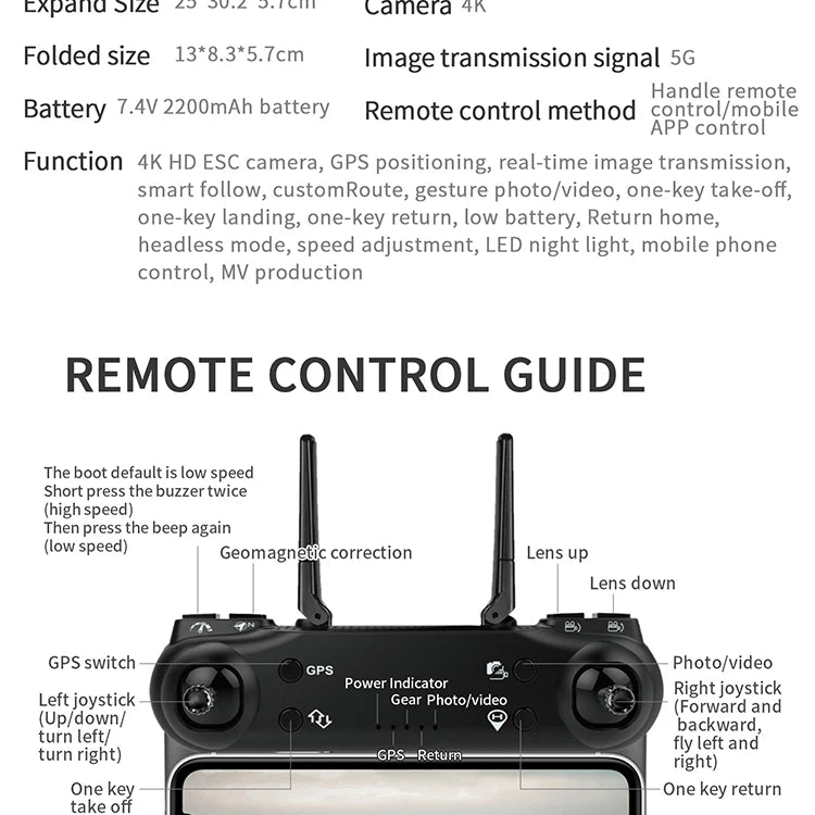 G108 Pro MAx Drone, Expalia Size Du.2 eamera 4n Folded size 13