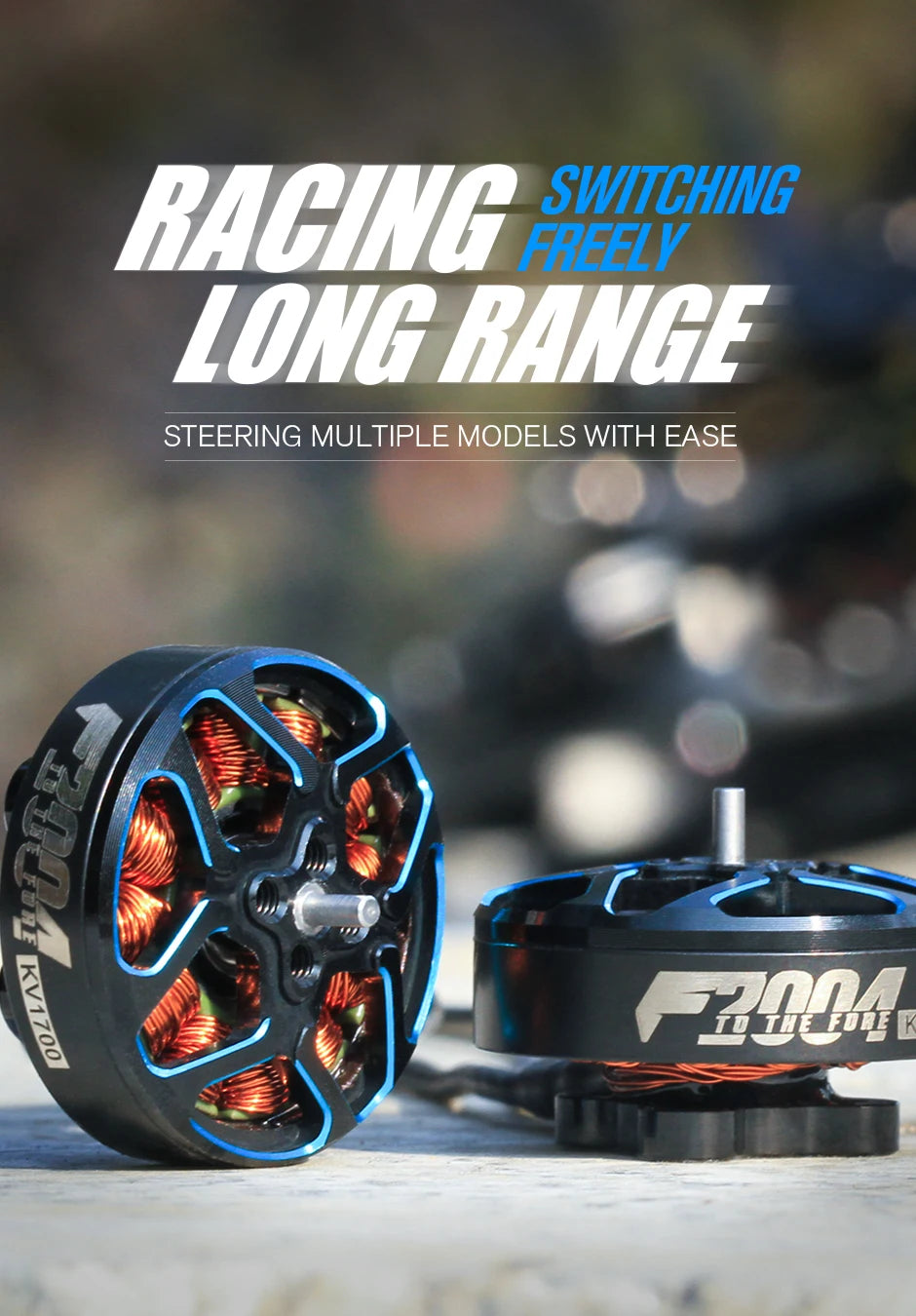 T-motor F2004 KV1700 6S KV3000 4-5S Brushless Outrunner Motor For FPV Freestyle Version Quadrotor 5 T-motor, SWITCHING RACING FDEELy LONG RANGE STEERING