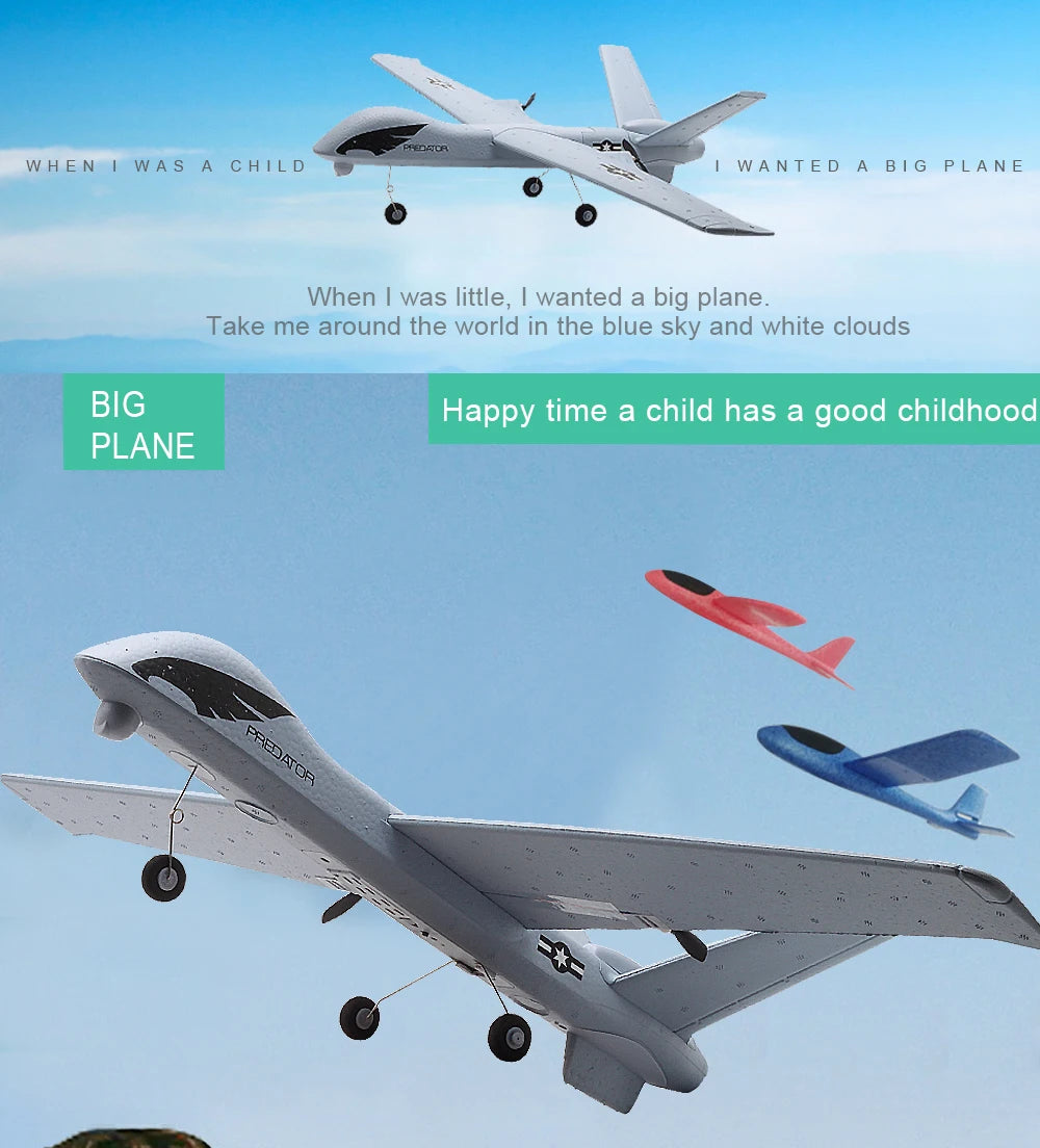 RC plane Z51- 2.4G 2CH Foam Glider RC Airplane 20mins Flight time Mini rc Helicopter Radio control toys for kids 7 RC plane Z51 essential details Place of Origin: Guangdong, China Model Number
