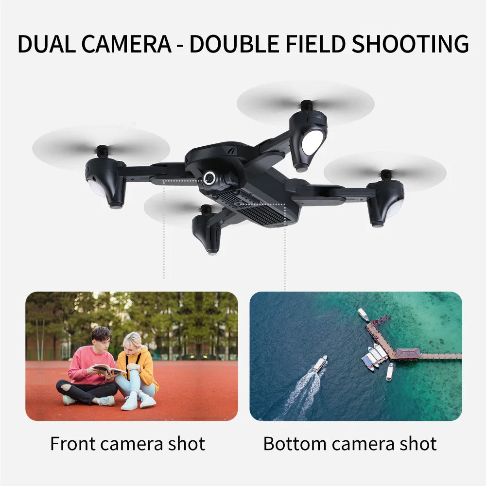 H26 drone, dual camera double field shooting front camera shot bottom camera