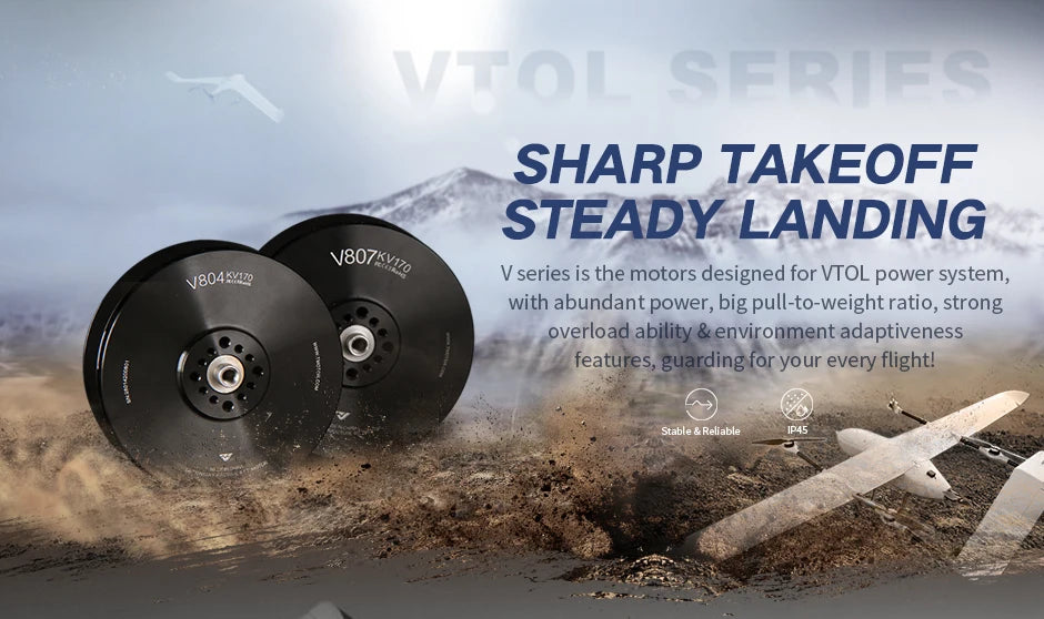 T-motor, VTOL Series SHARP TAKEOFF STEADY LANDING KV17