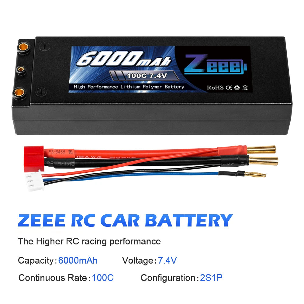 Zeee Lipo Battery, [Bopumab Zeee] 1000 7.4V High Performance Lithi