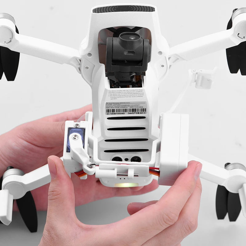 Drone Airdrop, the bottom landing gear is effectively increased by 2.5cm . it can still take off and