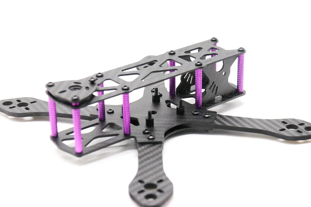 5-Inch FPV Drone Frame Kit, 100% CARBON FIBER SHEET-Full 3K Carbon Fiber airframe