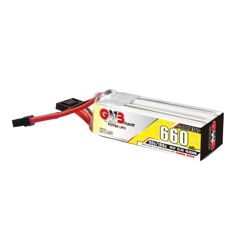 GAONENG GNB 4S HV 15.2V 660mAh 90C/180C بطارية ليبو بدون طيار مع XT30U-F