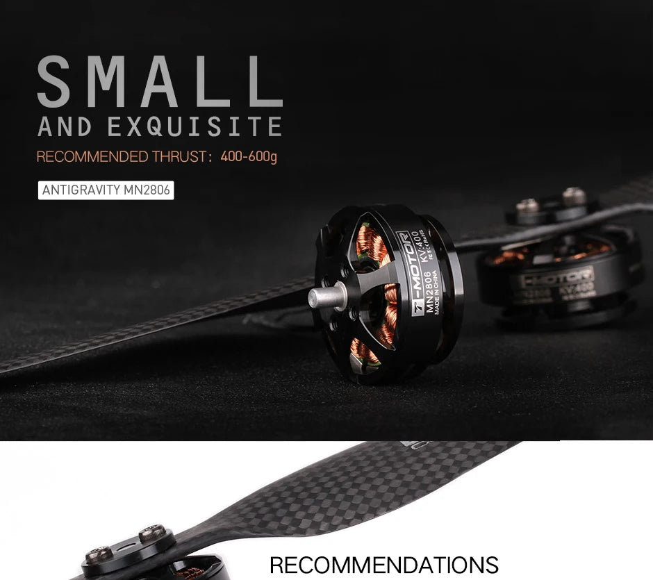 T-motor, ANTIGRAVITY MN2806 8 2 2 2 RECOMMENDATION