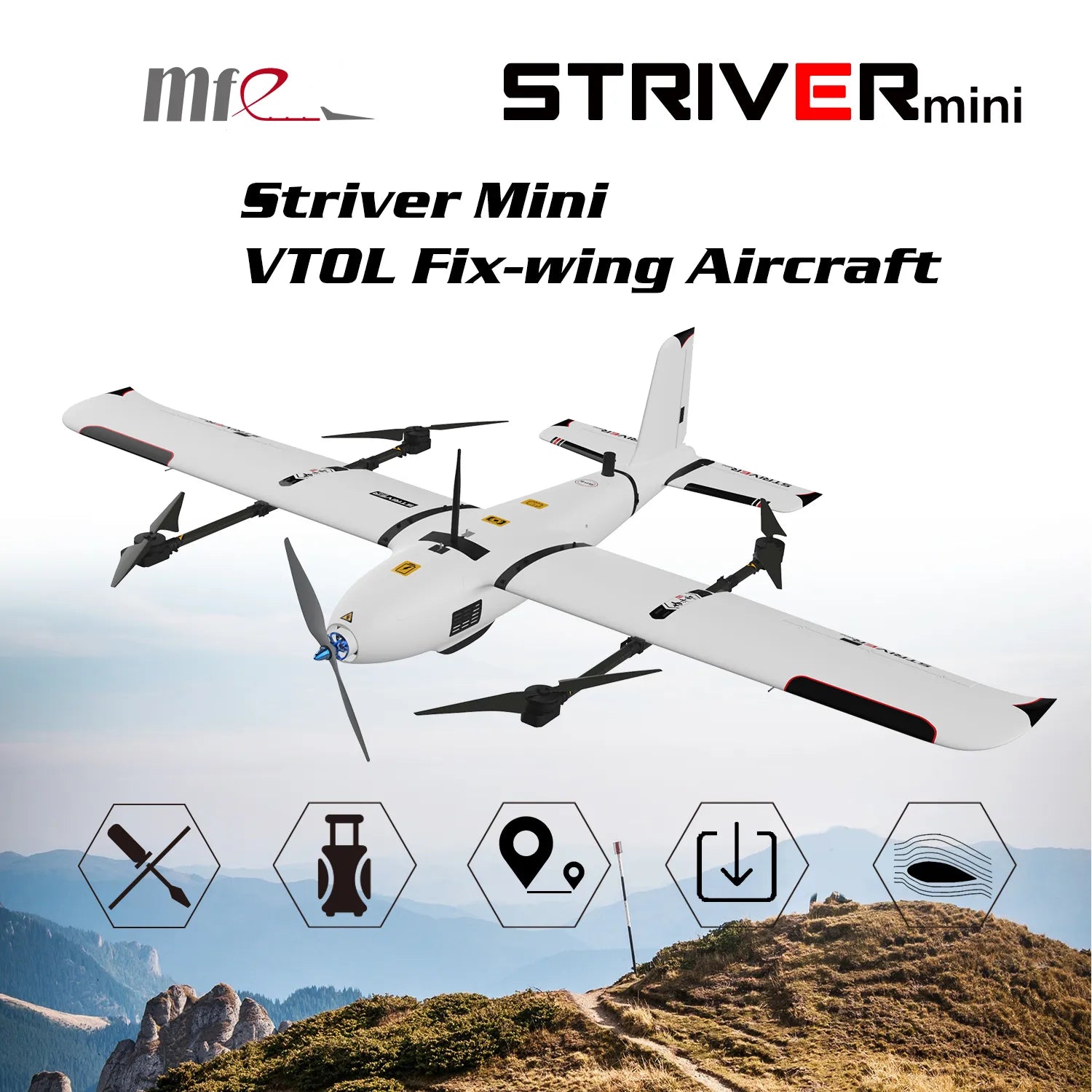 mfC STRIVERmini Striver Mini VTOL Fix-wing Air