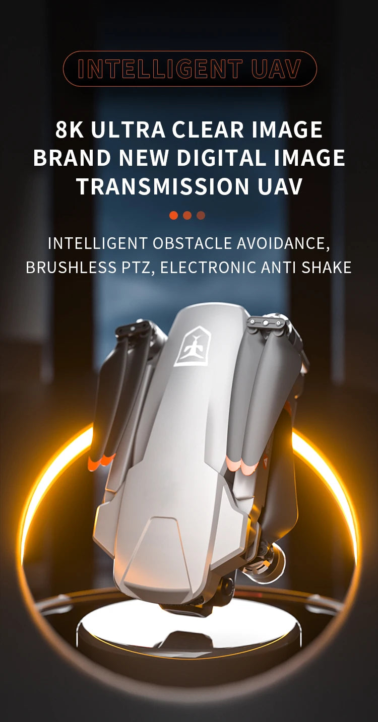 4DRC TG3 PRO Drone, INTELLIGENT UAV 8K ULTRA CLEAR