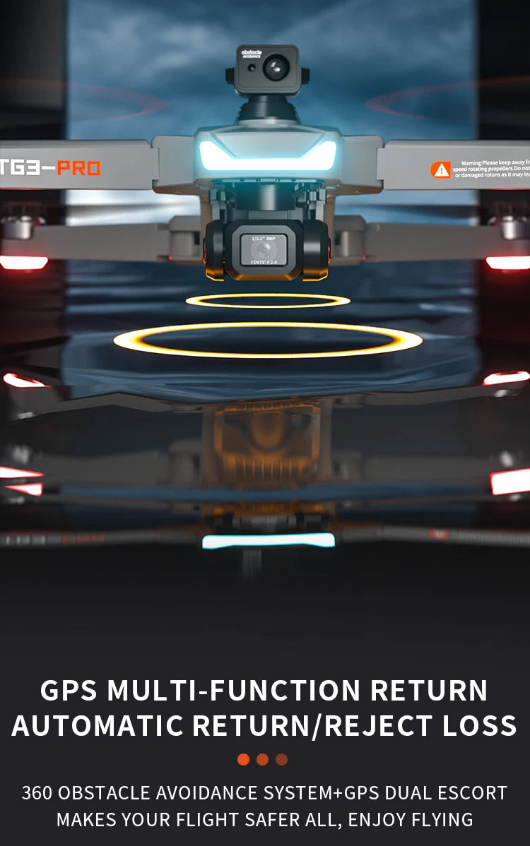 4DRC TG3 PRO Drone, GPS MULTI-FUNCTION RETURN AUTOMATIC