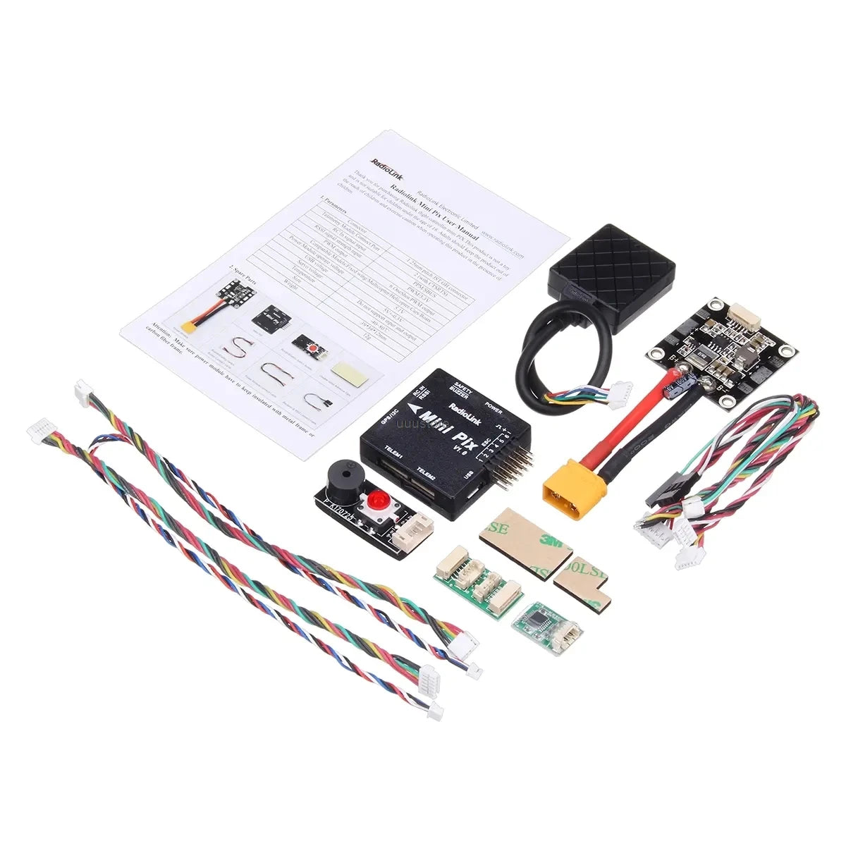 Radiolink Mini PIX M8N GPS Flight Controller , GPS UART interface baud rate: 1.2K/4.8K/9.6K