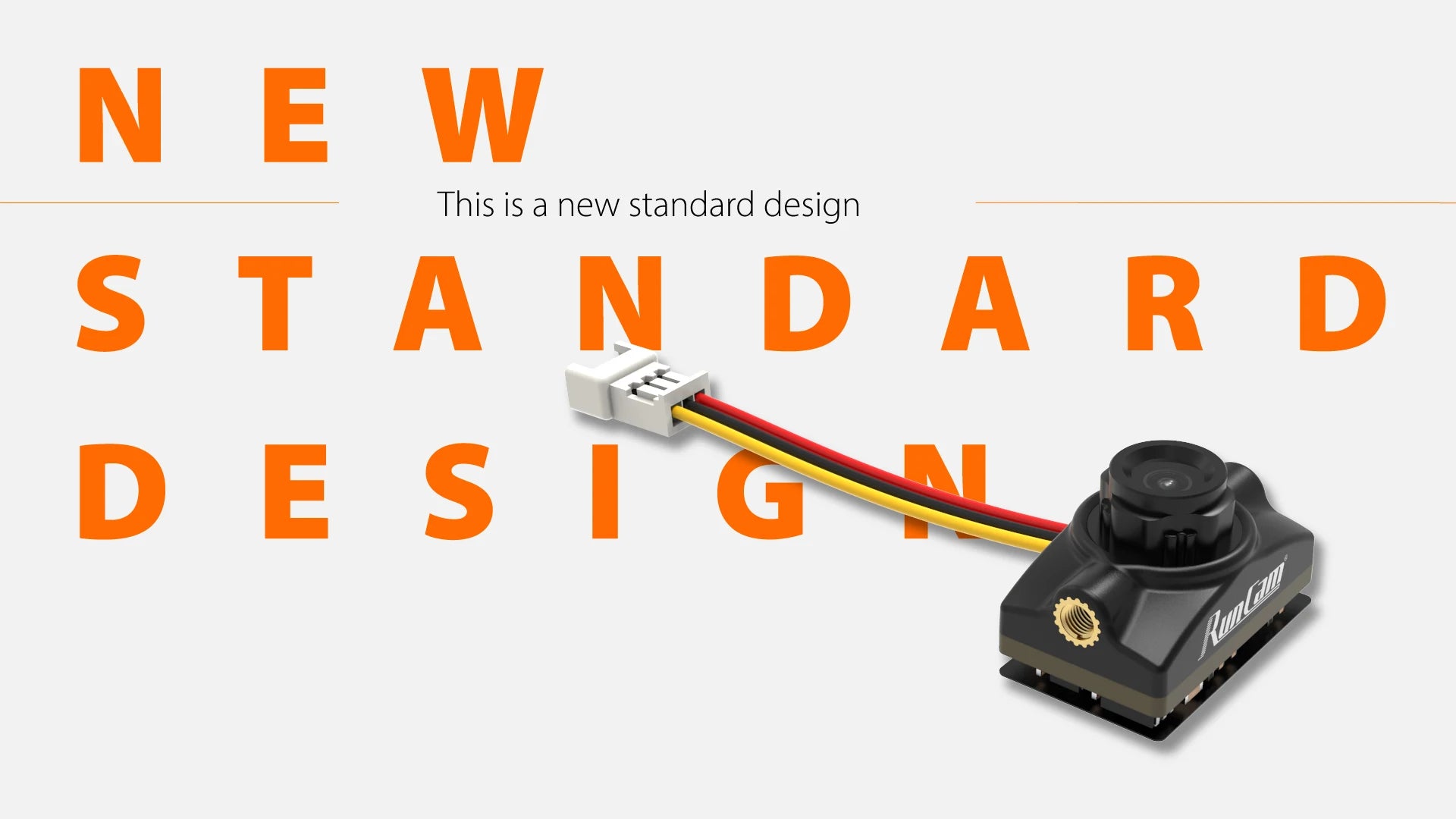 RunCam ATOM-W Analog Camera - 1/3" 800TVL 16mm*10mm CMOS FPV Camera for New Frame 8 RunCam ATOM-W Analog Camera, Illumination 0.01Lux@1.2F D-WDR Auto Day/Night