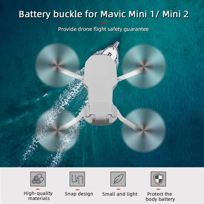 Battery buckle for Mavic Mini 1/ Mini 2 Provide drone flight safety guarantee High-quality Snap