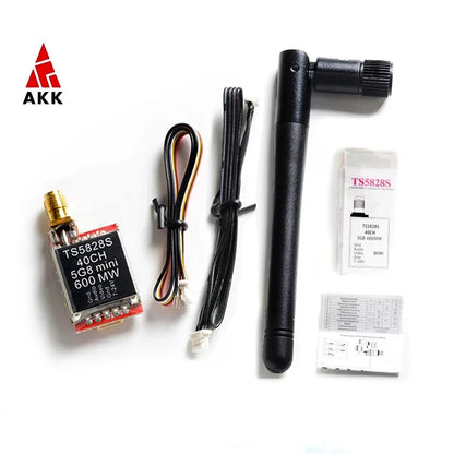 AKK TS5823L/TS5828L VTX - 5.8G FPV Audio Video Transmitter RP-SMA Female for Mini FPV Quadcopter