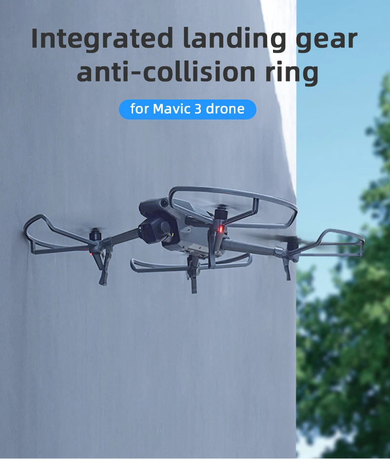 Propeller Protector for DJI Mavic 3 Classic, Integrated landing gear anti-collision for Mavic 3 drone 
