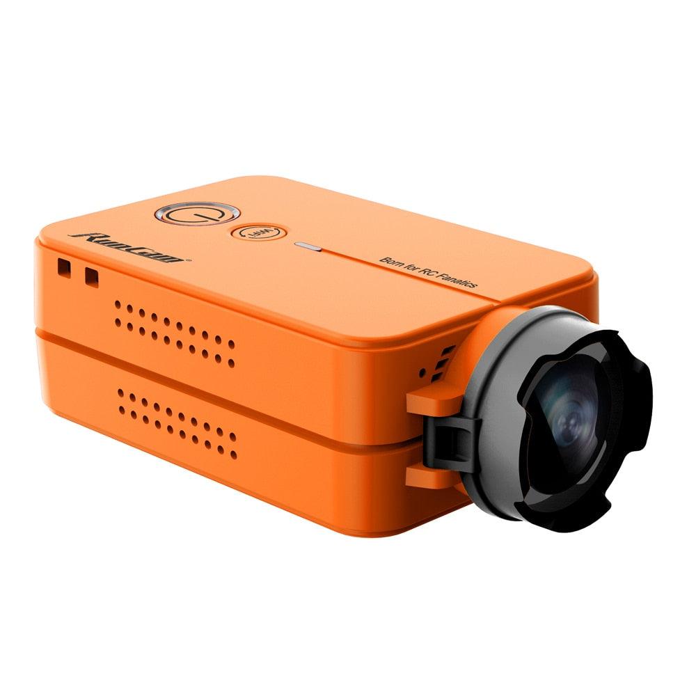 RunCam2 कैमरा - क्वाडकॉप्टर एक्सेसरीज के लिए 4K HD FPV स्पोर्ट्स एक्शन लॉन्ग रेंज ड्रोन कैमरा विंग वीडियो रिकॉर्डर