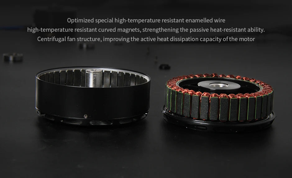 T-motor, high-temperature resistant enamelled wire curved magnets, strengthening the passive heat-resistant