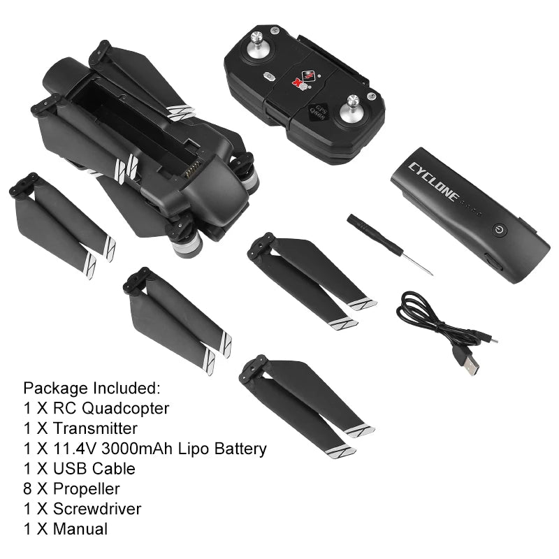 XK Q868 Drone, Package Included: 1 x RC Quadcopter 1 X Transmitter 1