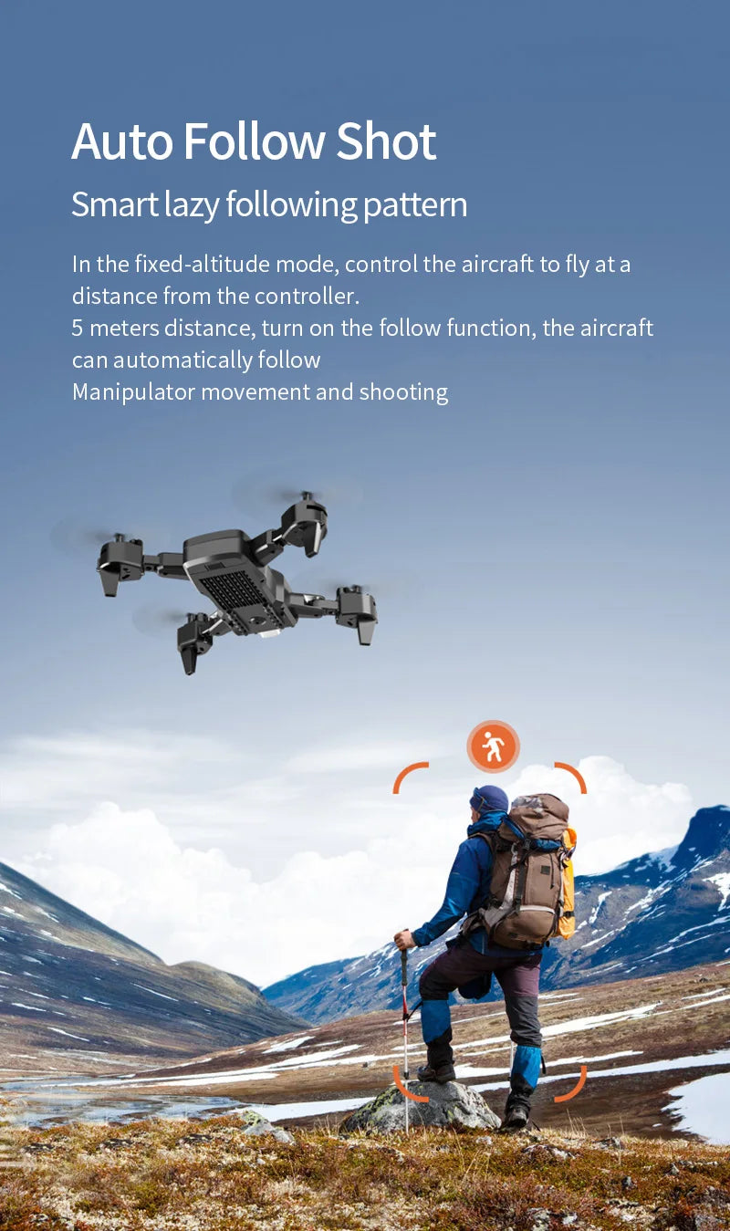 2024 NEW Drone 4k profession HD Wide Angle Camera 1080P WiFi Fpv Drone Dual Camera Height Keep Drones Camera Helicopter Toys 31 2024 NEW Drone, auto follow shot smart 'followingpattern' in the fixed