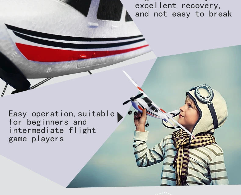 WLtoys F949 Airplane, exce lent recovery, and not easy to break Easy operation, suitable for beginner s