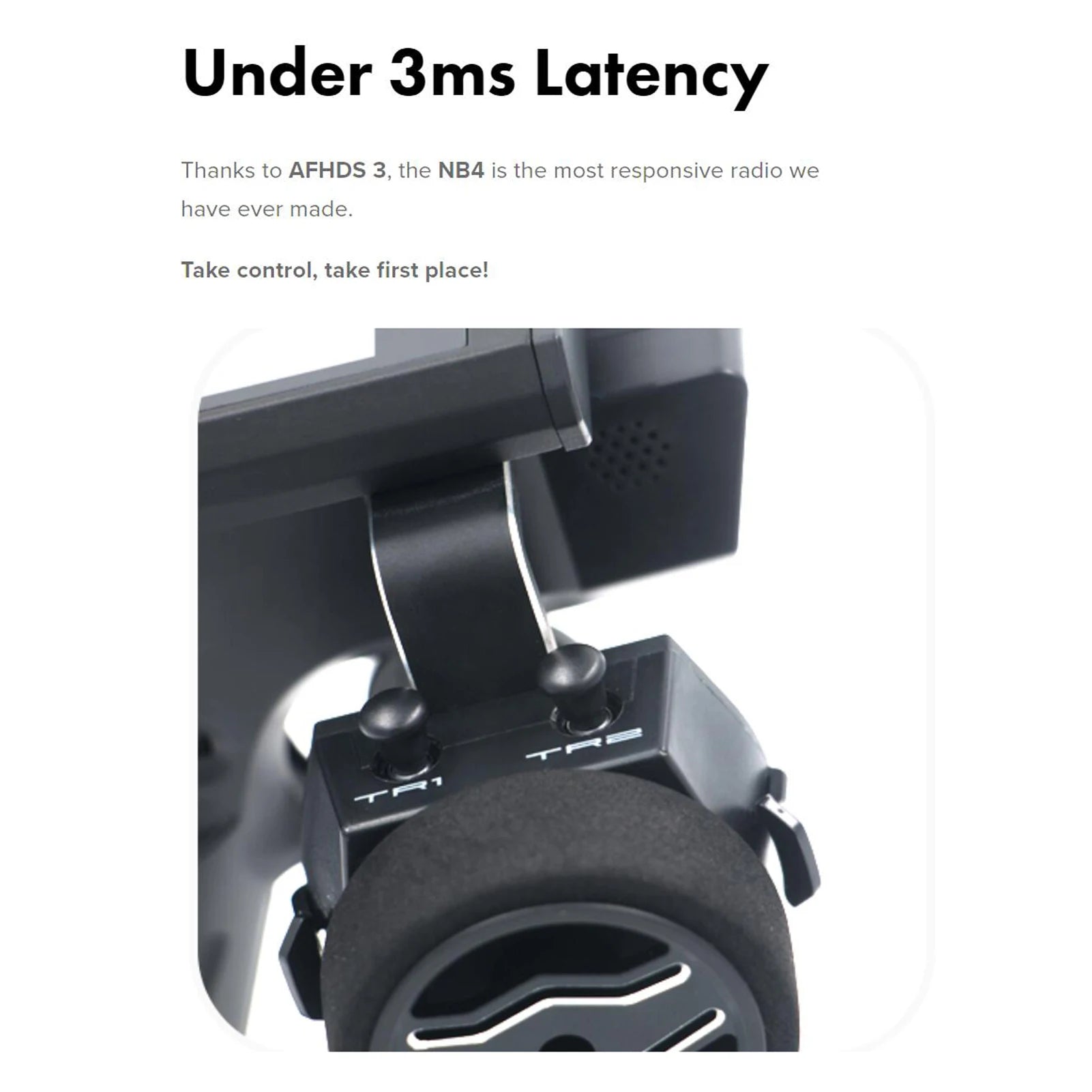 FLYSKY NB4/NB4 PRO Noble 2.4G 18CH AFHDS 3 Radio Transmitter with FGR4B FGr8B Receiver 3.5 Inch TFT Touching Screen for RC Car 18 the NB4 is the most responsive radio we have ever made thanks to AFHDS