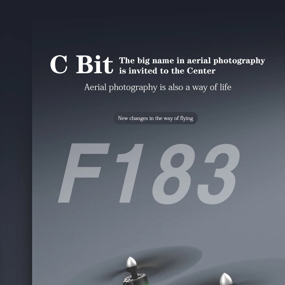 F183 Drone - 4K dual HD Camera Remote Control optical flow Quadcopter Toys 10 F183 Drone - 4K dual