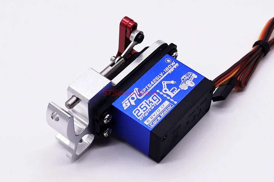STServo 25kg Remote Control Air-Drop, Remote control air-drop releasable servo kit for drones and helicopters, with 6kg maximum load release capacity.