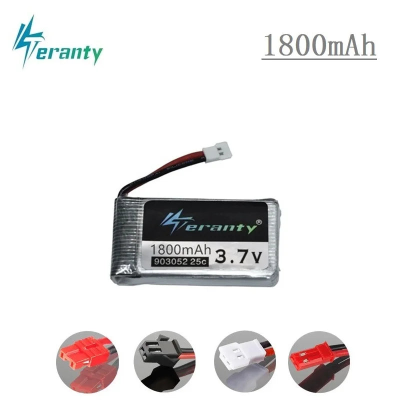 1 (2).jpg 3.7v 1800mah 903052 Lipo Battery and charger for Syma