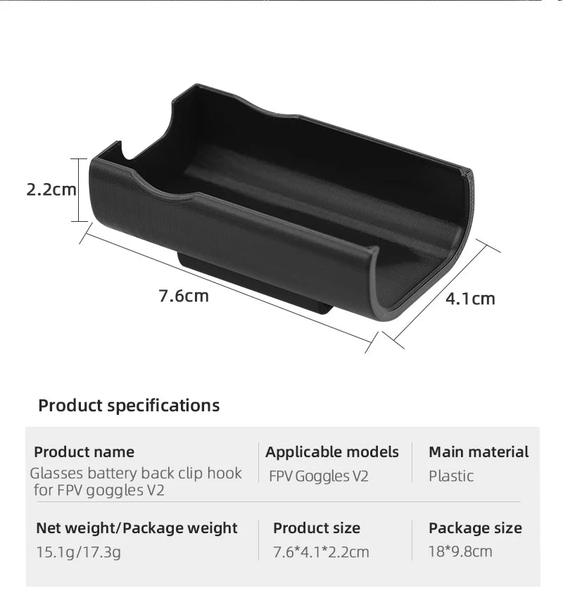 2.2cm 7.6cm 4.Icm Product specifications Applicable models Main
