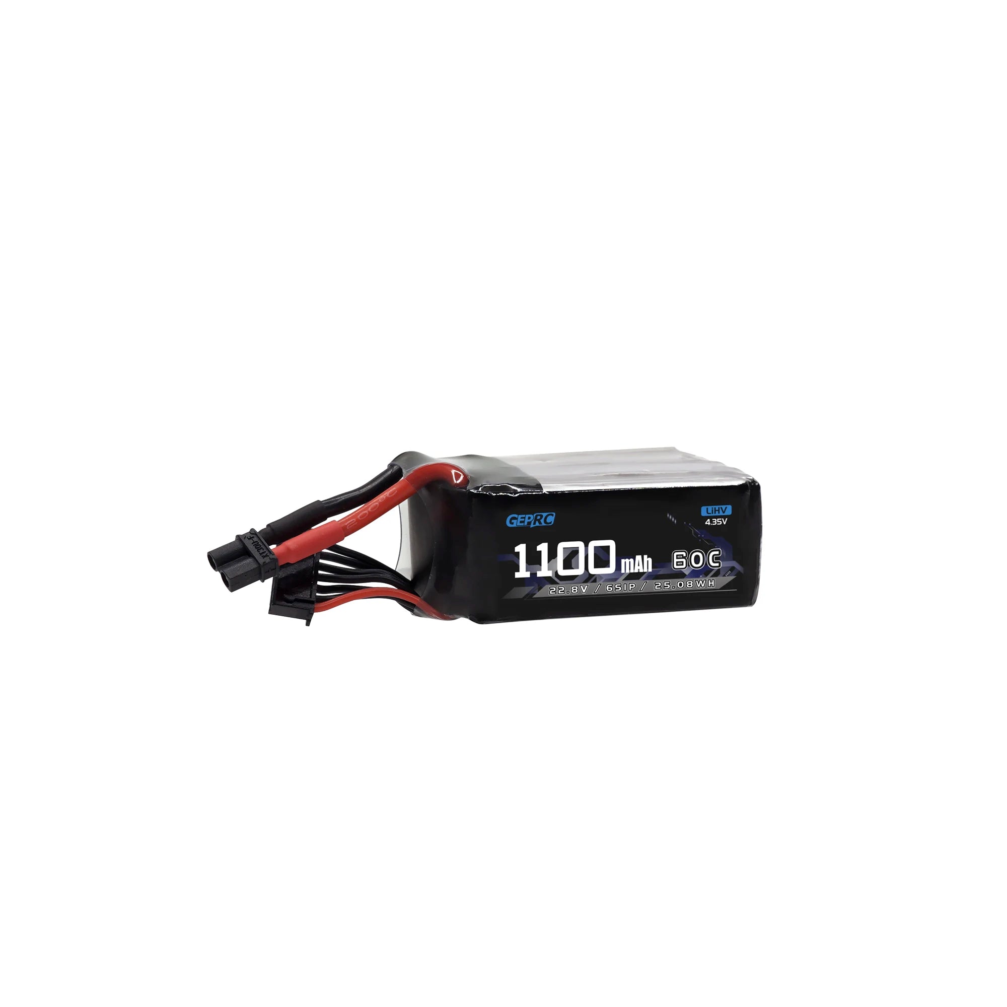 GEPRC 6S 1100mAh 60C LiPo Battery, the battery will generate a certain amount of heat after use and during the charging process .