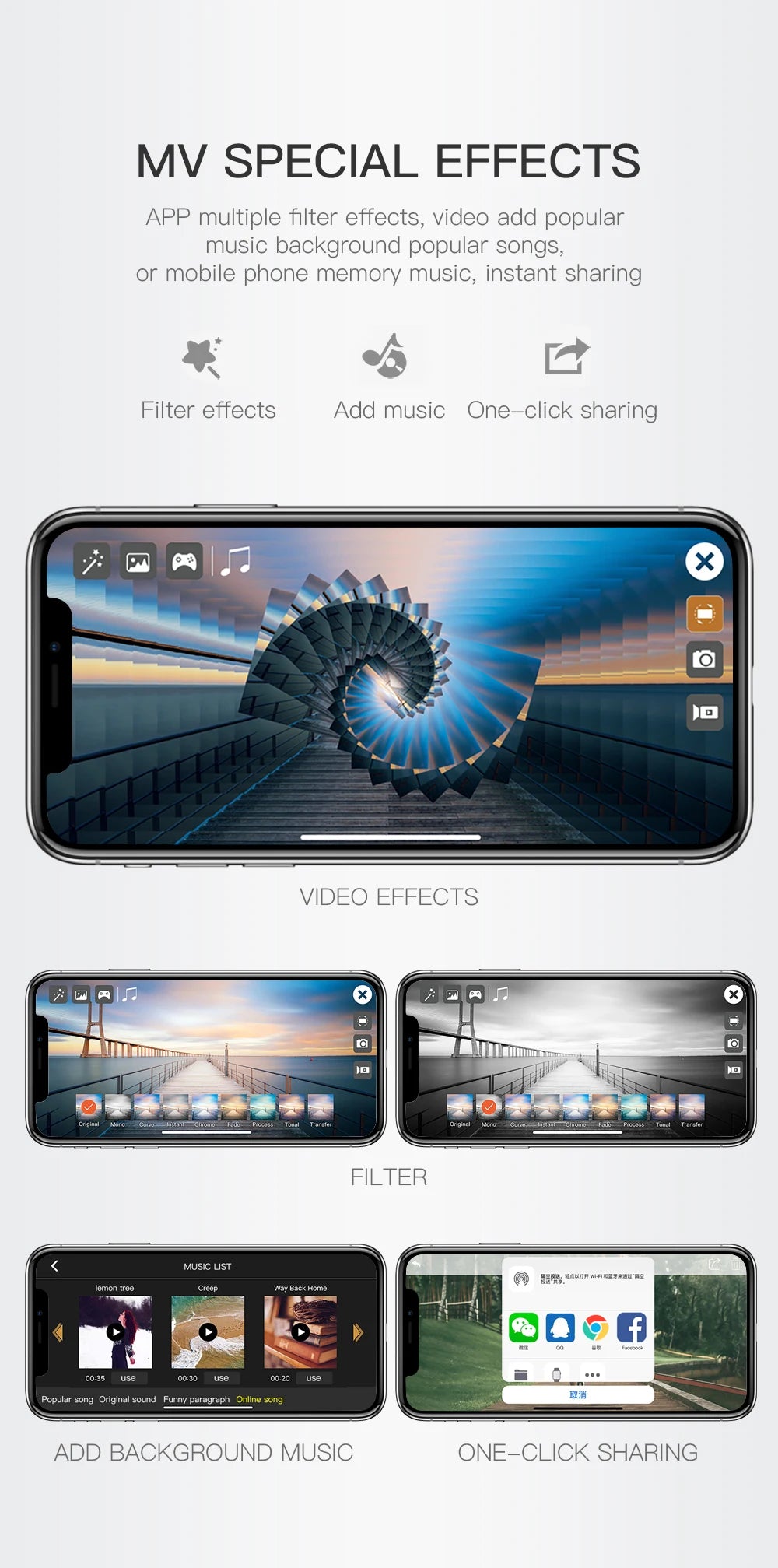 SG907 MAX Drone - 4K HD Professional 3-Axis Gimbal Brushless Motor 5G WIFI GPS HD Dual Camera Foldable Quadcopter FPV RC Dron Professional Camera Drone 58 SG907 MAX Drone, MV SPECIAL EFFECTS APP multiple filter effects, video add popular music