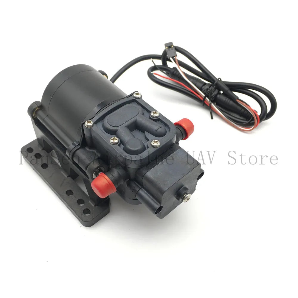 Hobbywing Combo Pump - 5L Brushless Water Pump 10A 14S V1 Sprayer Diaphragm Pump for Plant Agriculture Drone Accessories 11 Hobbywing Combo Pump, aerops is a rubber pump with a working voltage of 12-14S (DC