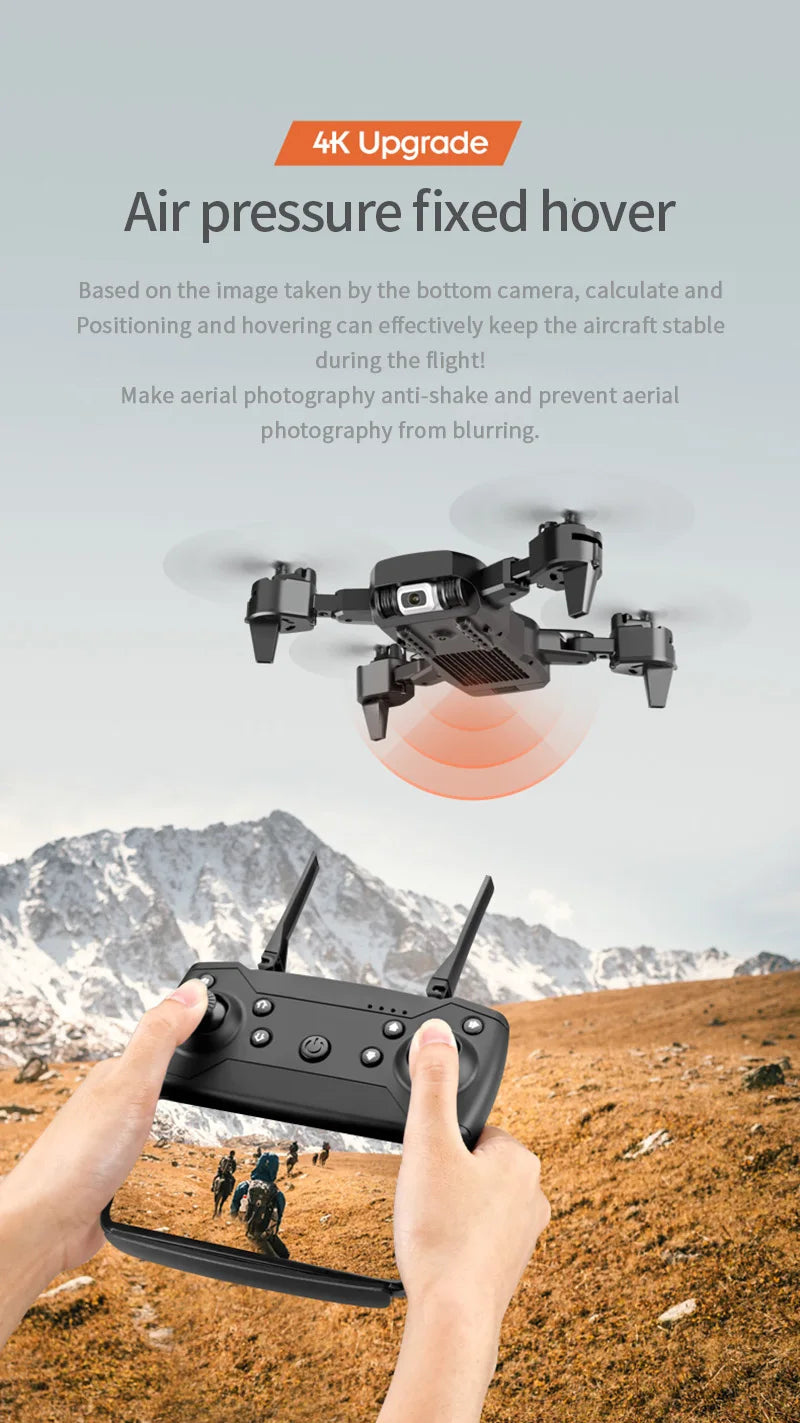 2024 NEW Drone 4k profession HD Wide Angle Camera 1080P WiFi Fpv Drone Dual Camera Height Keep Drones Camera Helicopter Toys 27 2024 NEW Drone, 4k upgrade air pressure fixed hover based on the image taken by