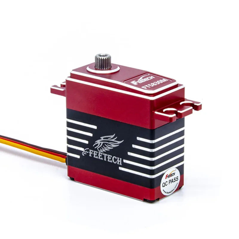 FEETECH FT5830M, FT846BL or FT6560M servos are available .