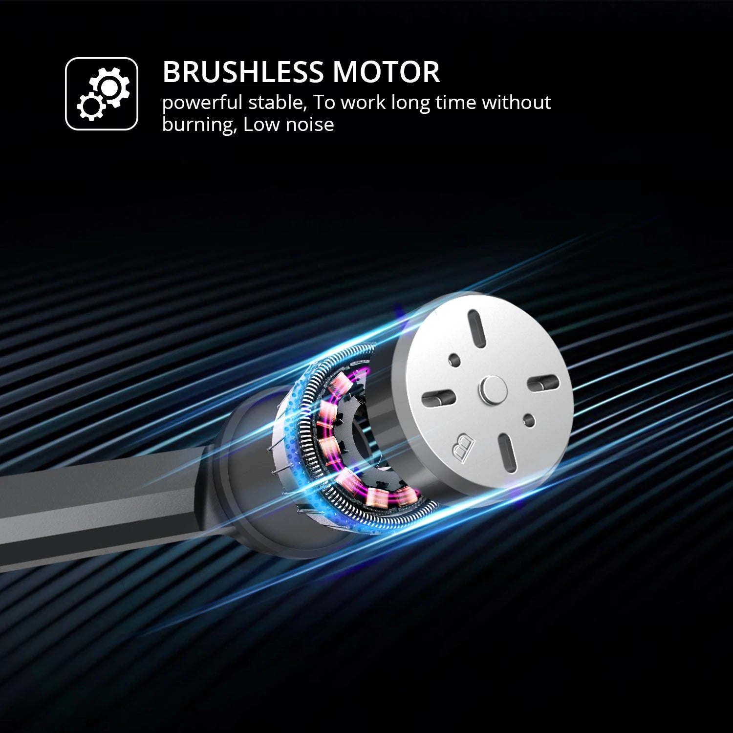 BRUSHLESS MOTOR powerful stable; To work long time without burning; Low